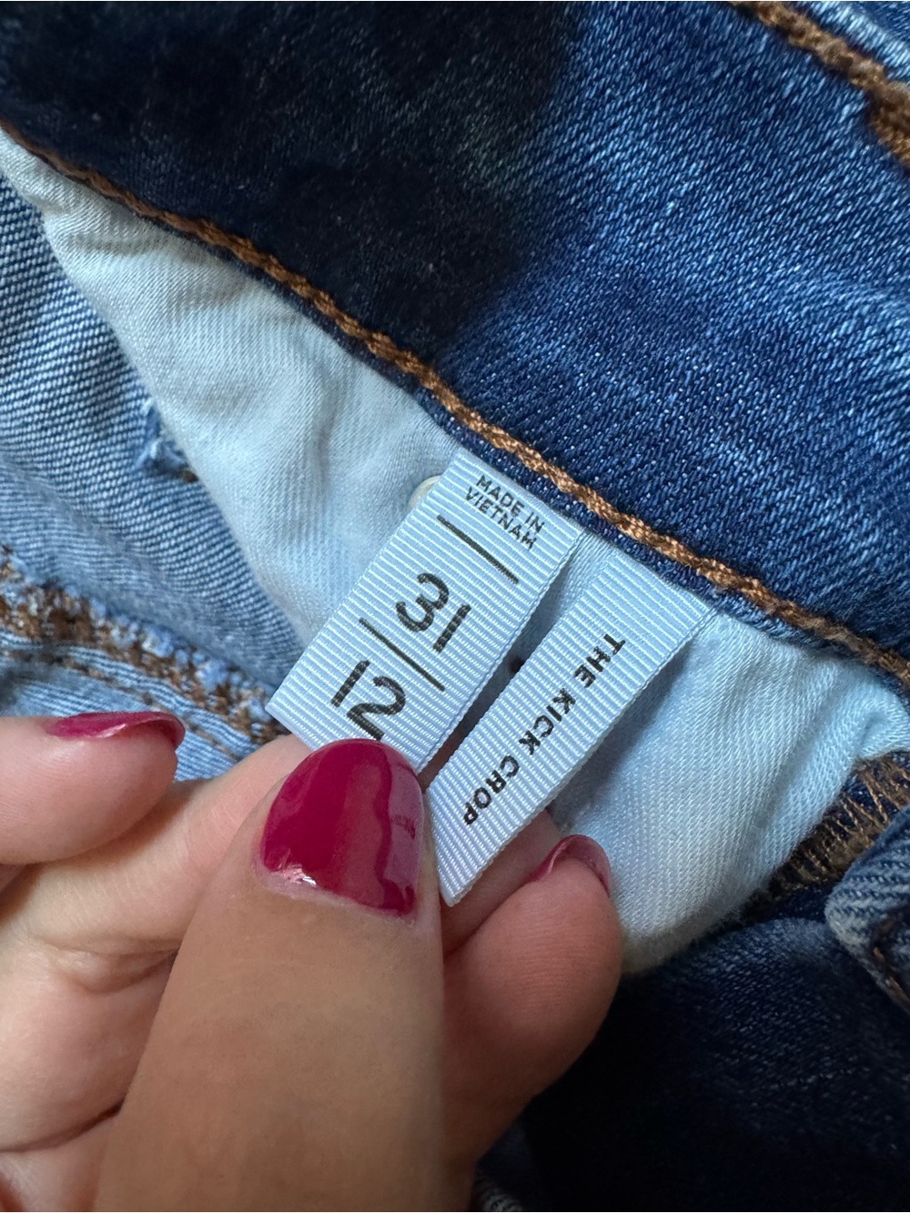 LOFT The Kick Crop Jeans 31/12 - Picture 11 of 13